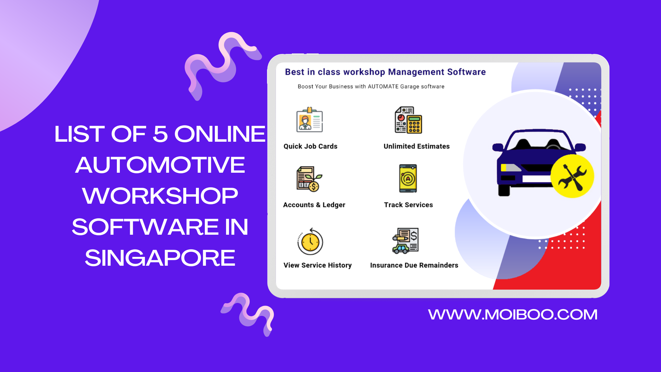 List of 5 Automotive Workshop Software in Singapore