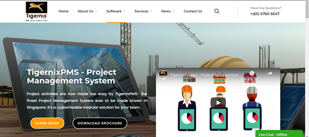 Tigernix Software Contractor business software 